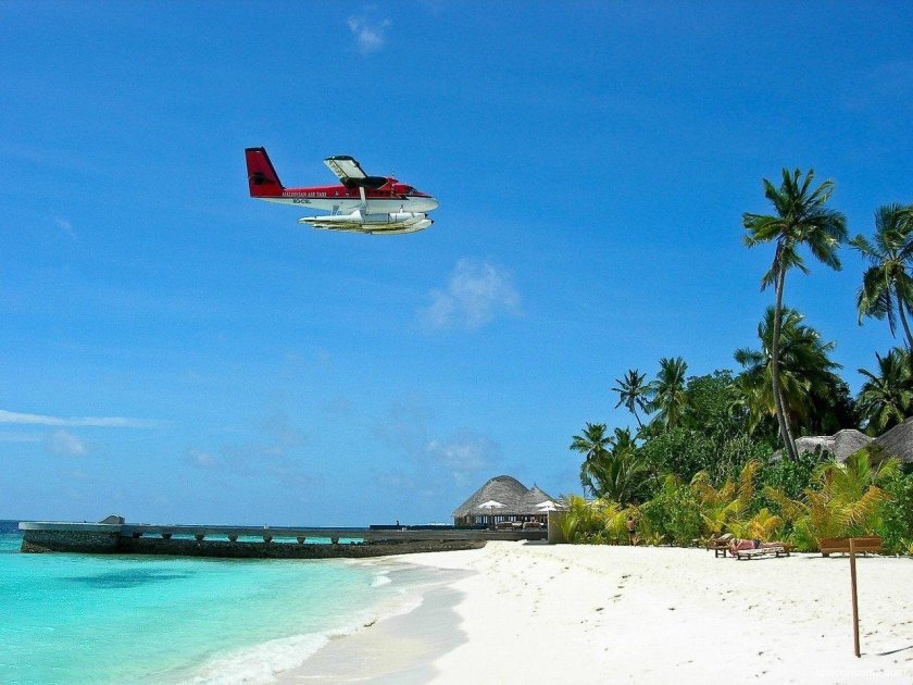 Мале Мальдивы аэропорт гидросамолеты