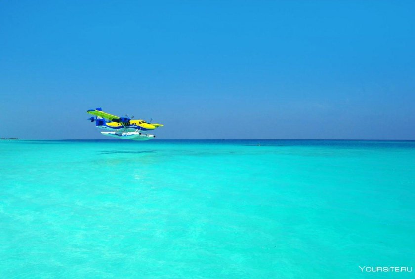 Гидроплан Мальдивы