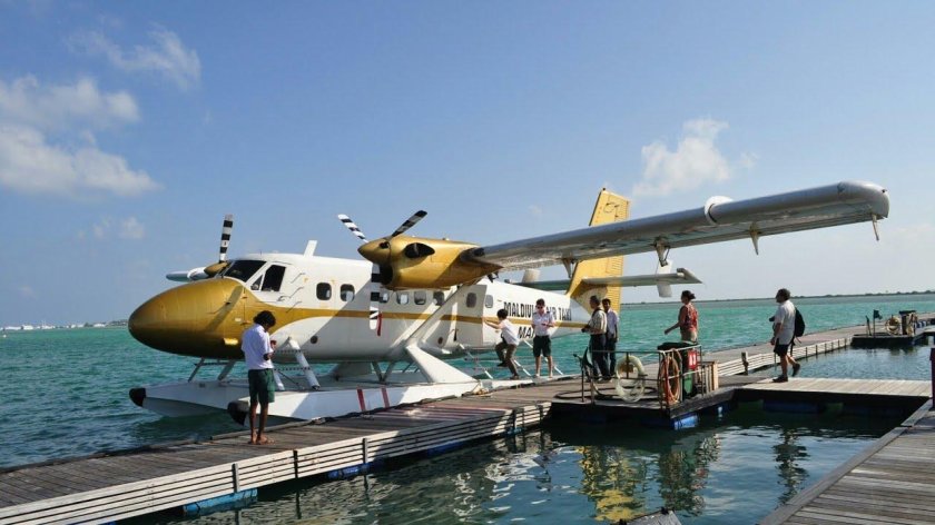 Аэропорт Мале гидросамолет
