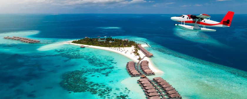 Мальдивы самолет до острова