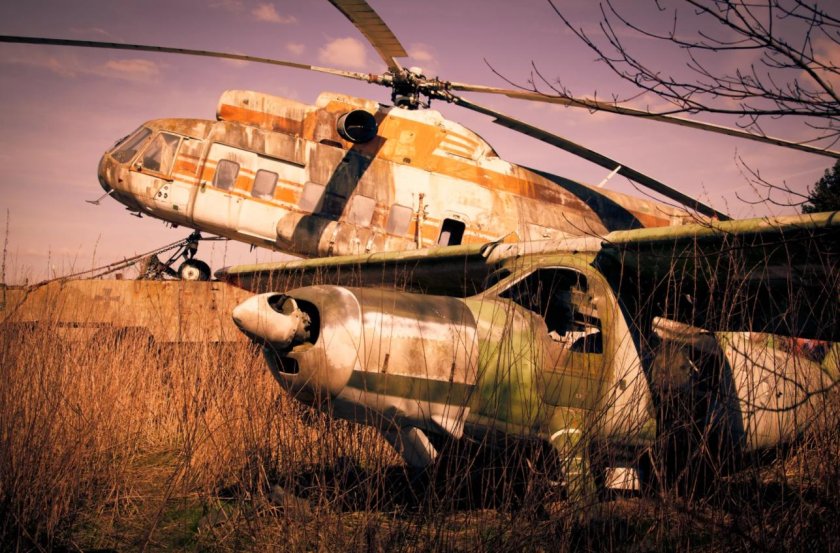 Вертолёт ми-8 Чернобыль