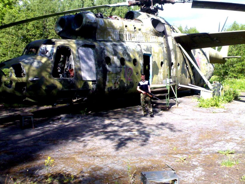 Ми-8 вертолёт заброшенный