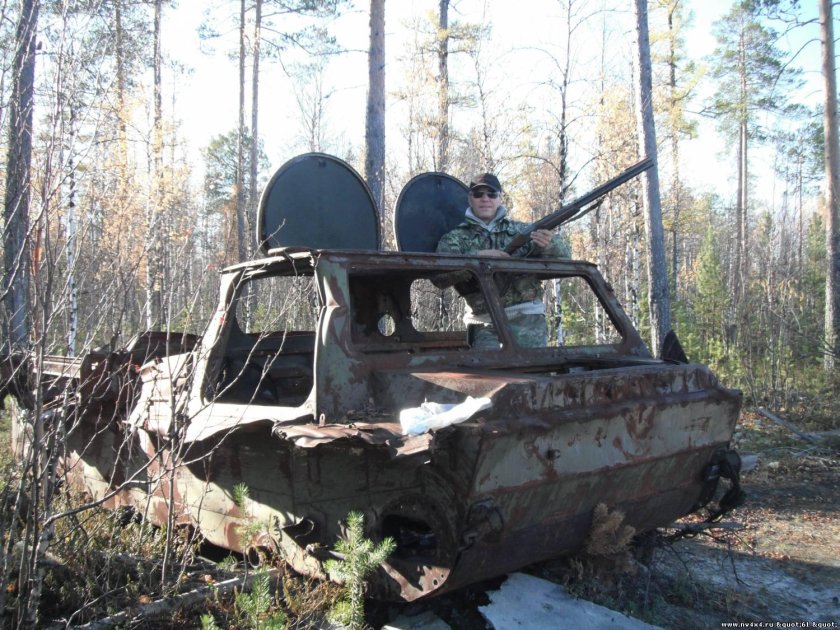 Брошенная техника в тайге
