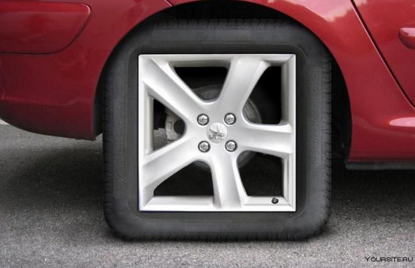 Квадратные колеса