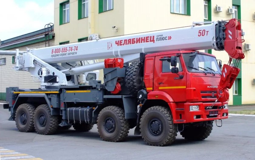 Кран Челябинец 50 тонн