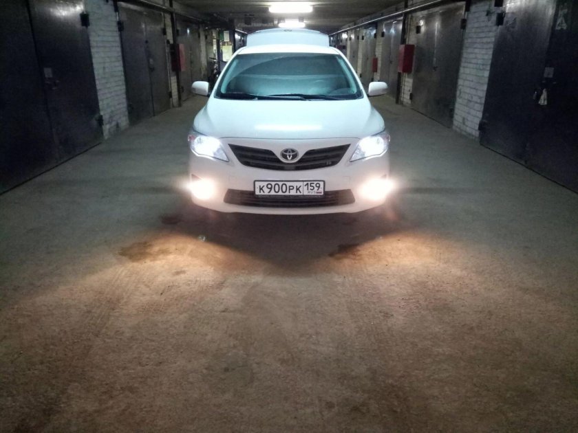 Светодиодные лампы на Тойота Королла е150