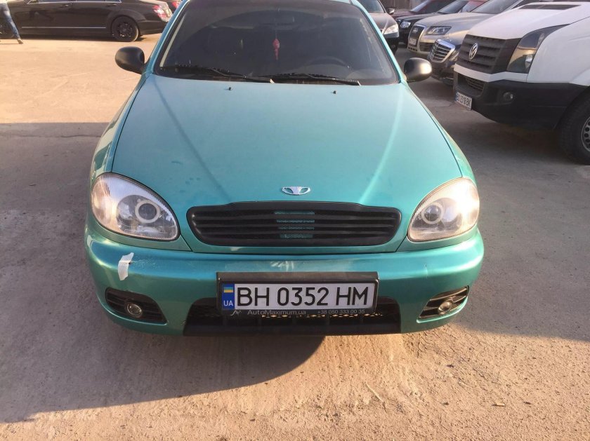 Дэу Ланос бирюзовый