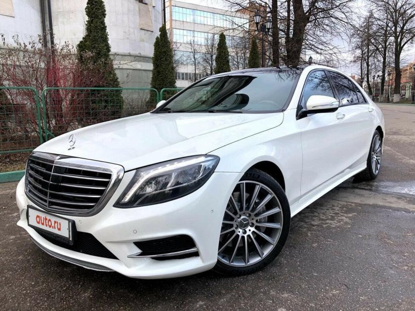 Мерседес Бенц s класс белый