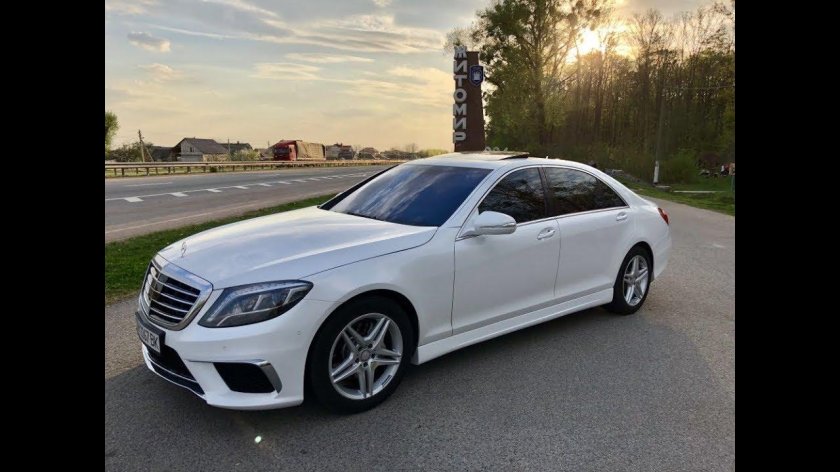 Мерседес s63 AMG w222 белый