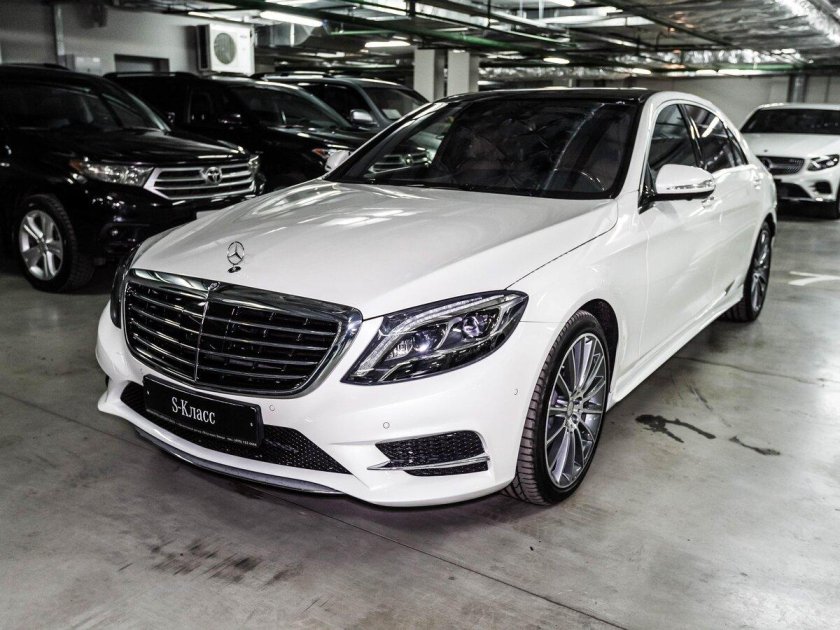 Мерседес s 500 222 белый