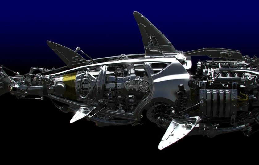 Акула робот