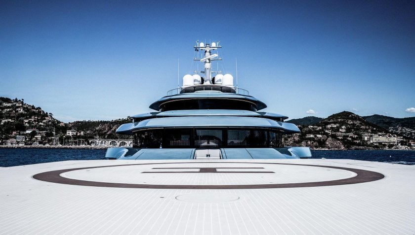 Концепт 120 метровой яхты Амара