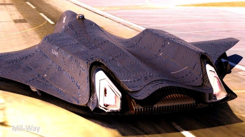 Стелс бомбардировщик концепт