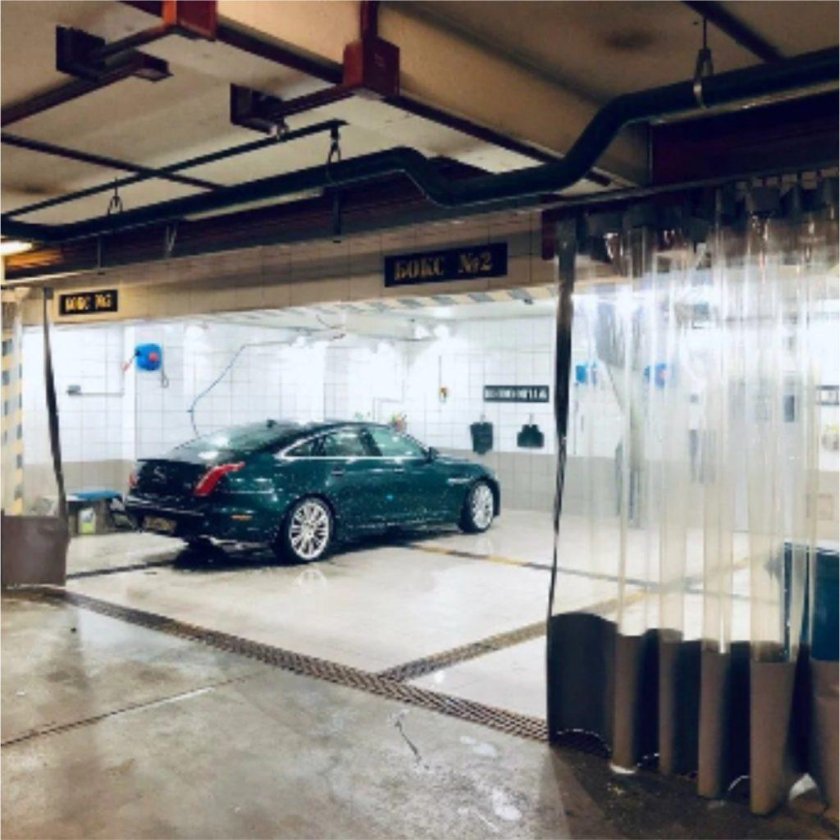 Мойка в подземном паркинге