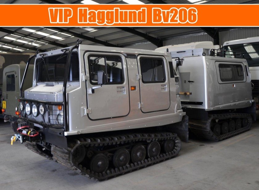 Вездеходный транспортер hagglunds bv206