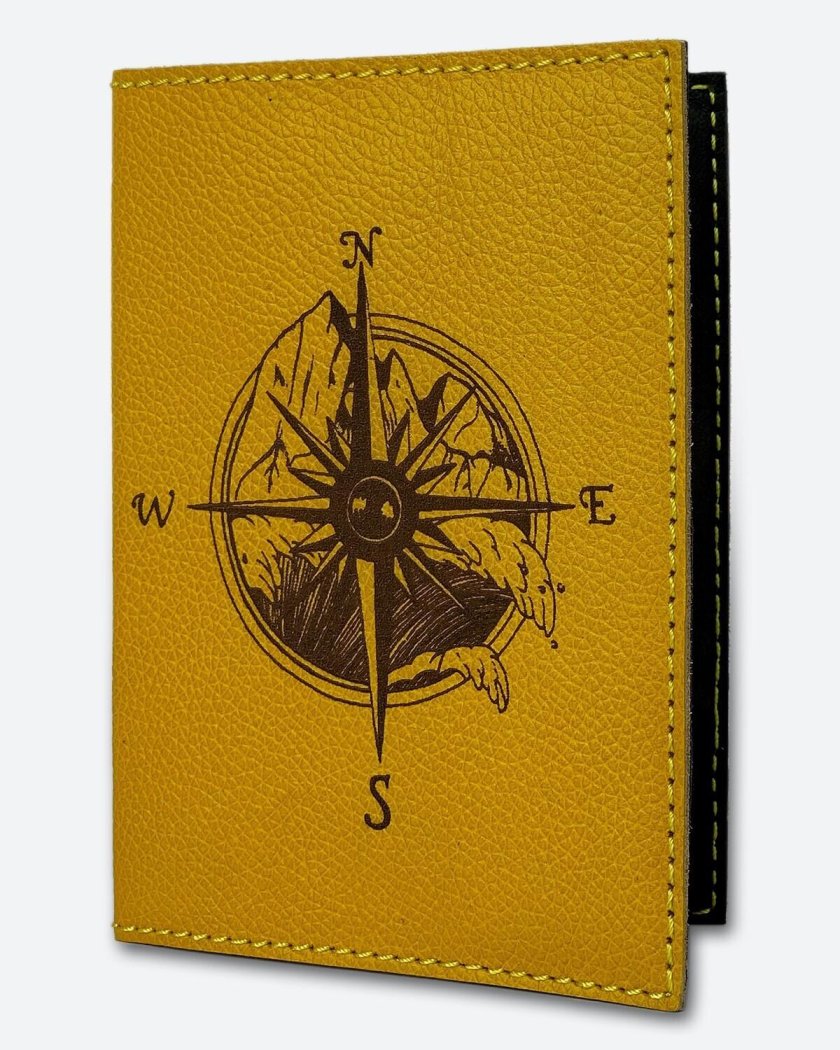 Обложка на паспорт "компас"