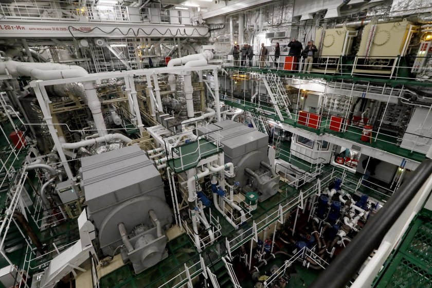 Машинное отделение ледокола Арктика