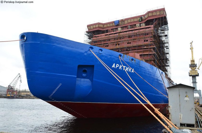 Надстройка ледокола Арктика