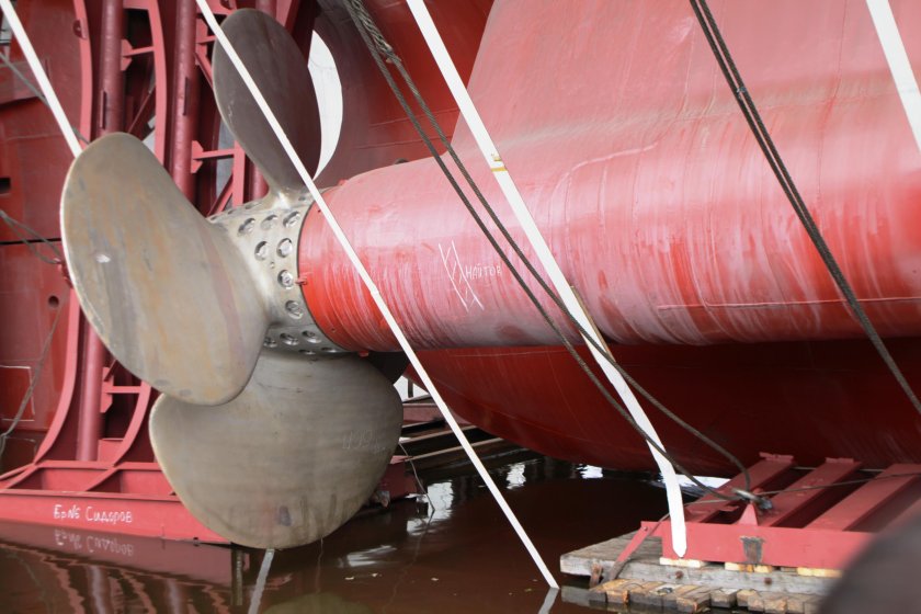 Гребной винт ледокола Арктика