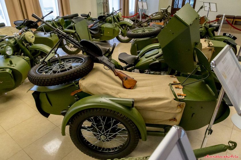 М-72 мотоцикл полный привод