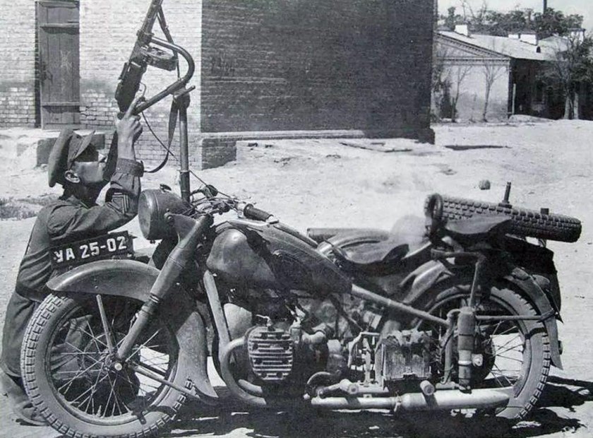 Мотоцикл м 72 в РККА