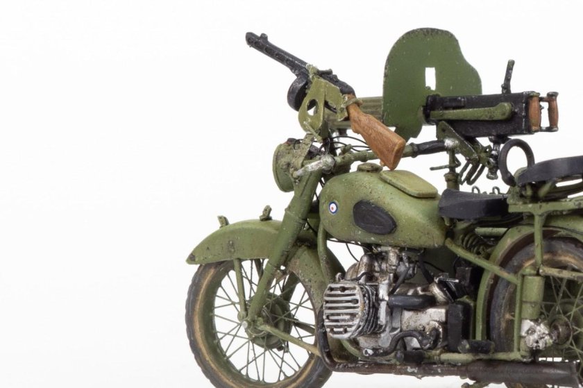 М 72 пулемет Максим на мотоцикле