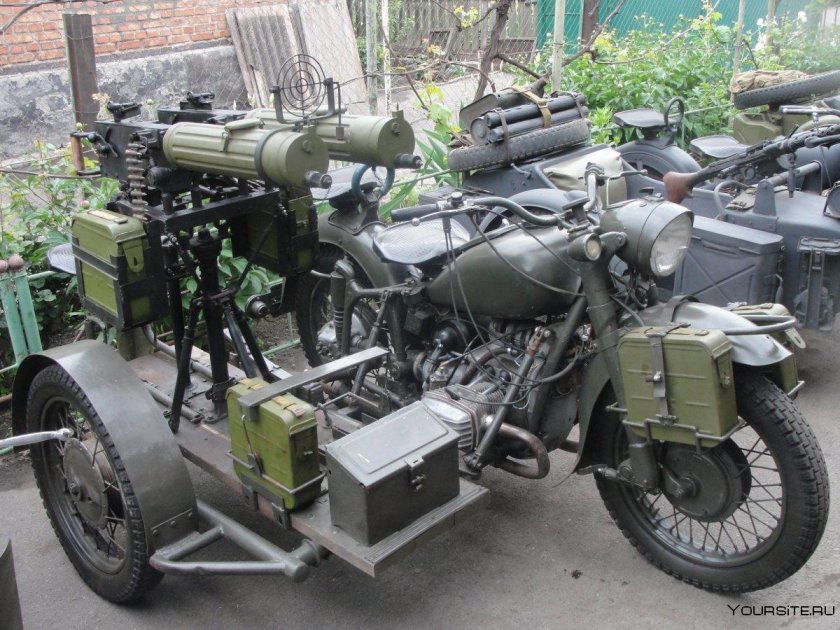 Мотоцикл Урал военный