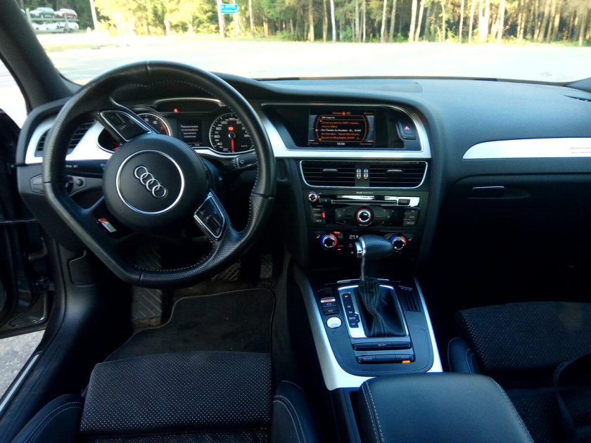 Audi a4 IV b8 салон