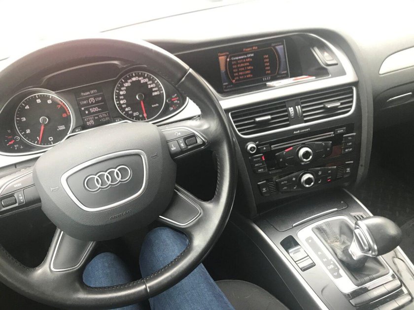 Ауди а4 Рестайлинг салон