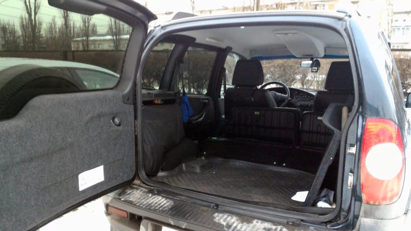 Шевроле Нива 2005 пол заднего сиденья