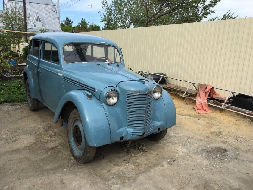 Москвич 400 и Опель кадет