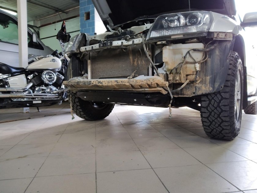 Защита Гранд Витара 2 радиатора