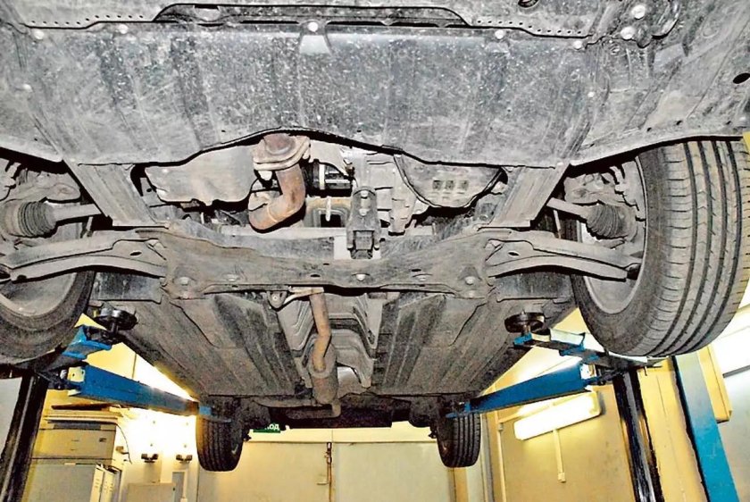 Сузуки сх4 снизу