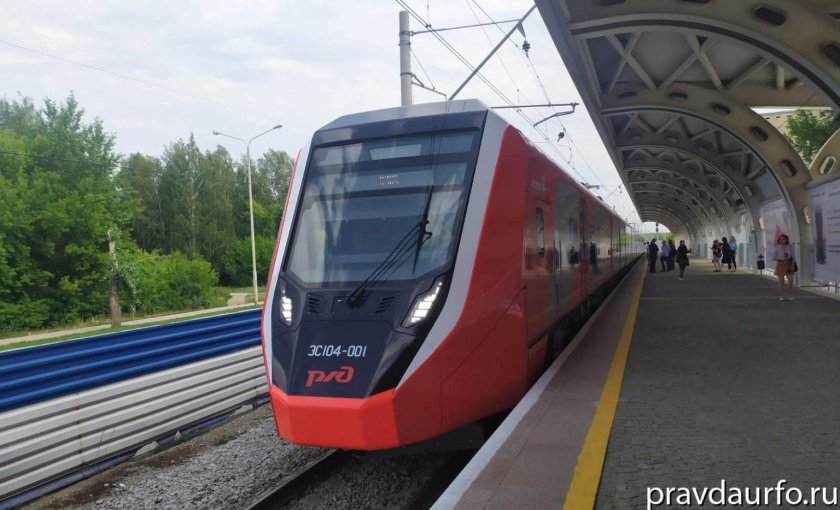 Электропоезд Ласточка Синара