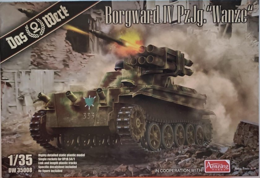 Dw35008 das werk противотанковая САУ Borgward IV PZJG. Wanze 1/35