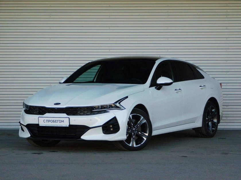 Kia k5 2021 белая
