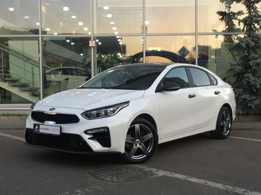 Киа Церато 2021 белая