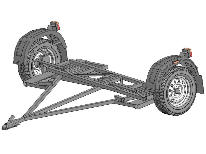 Прицеп подкат МЗСА