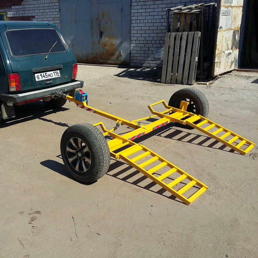 Прицеп подкат метод частичной погрузки