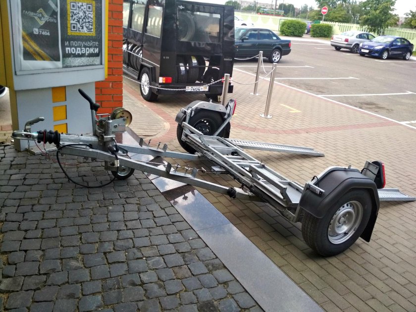 Прицеп Recker 2002 с частичной погрузкой