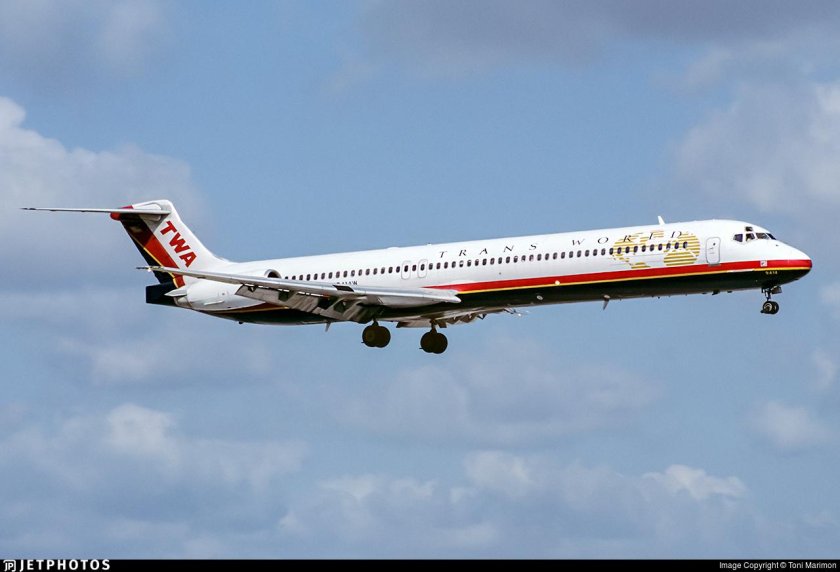 TWA MD-83s