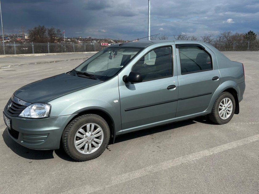 Рено логан 2015 серый