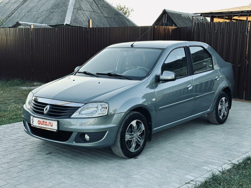 Рено логан 2013 серебристый