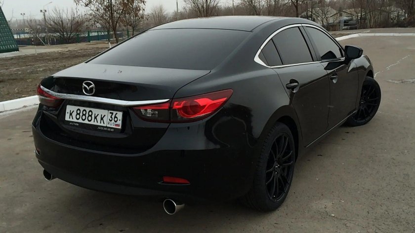 Мазда 6 2013 черная