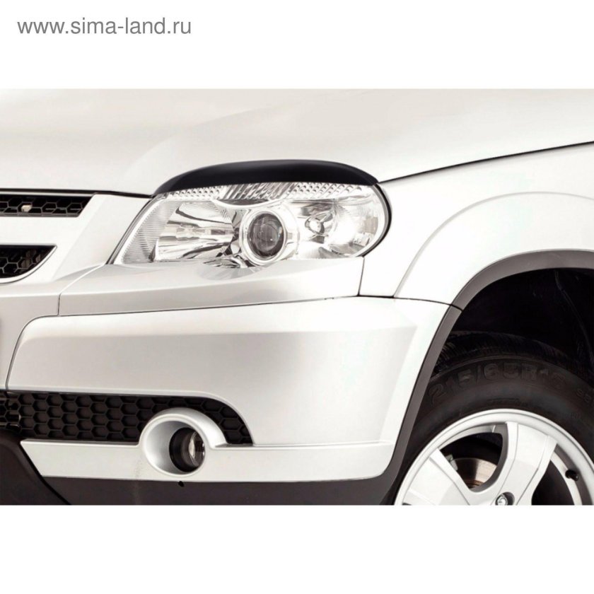 Реснички на фары Нива Шевроле