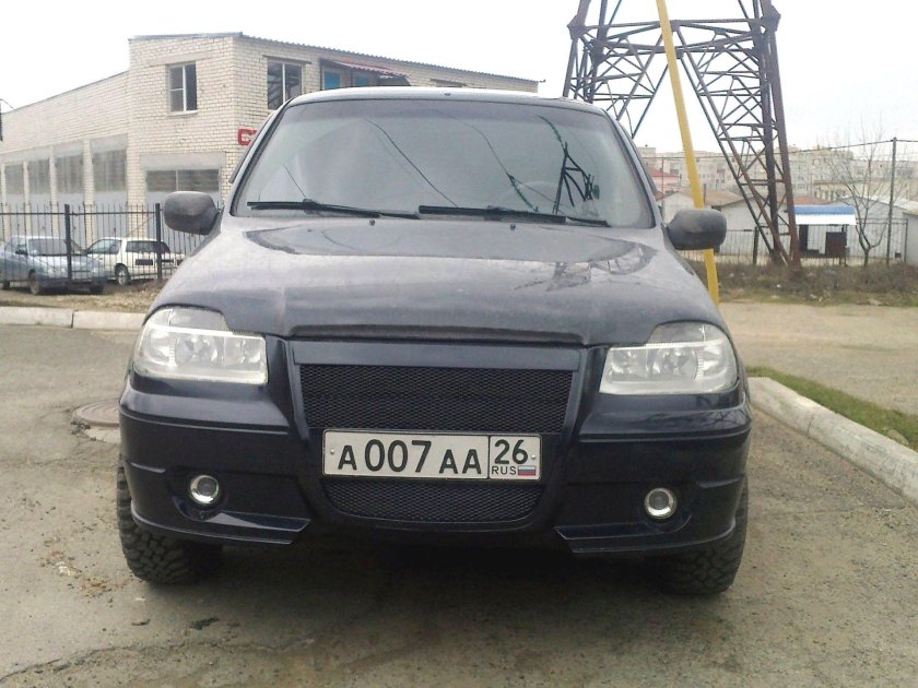 Реснички на ниву Шевроле