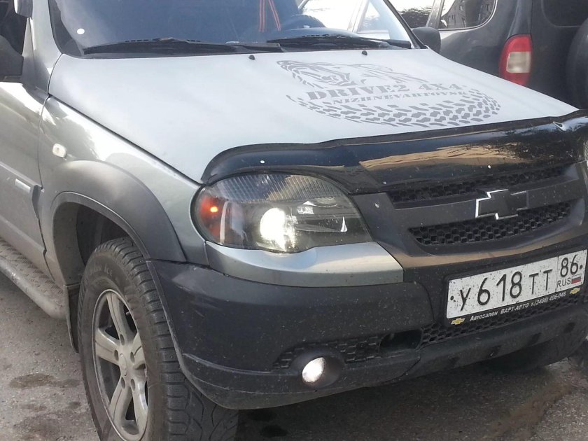 Мухобойка Нива Шевроле
