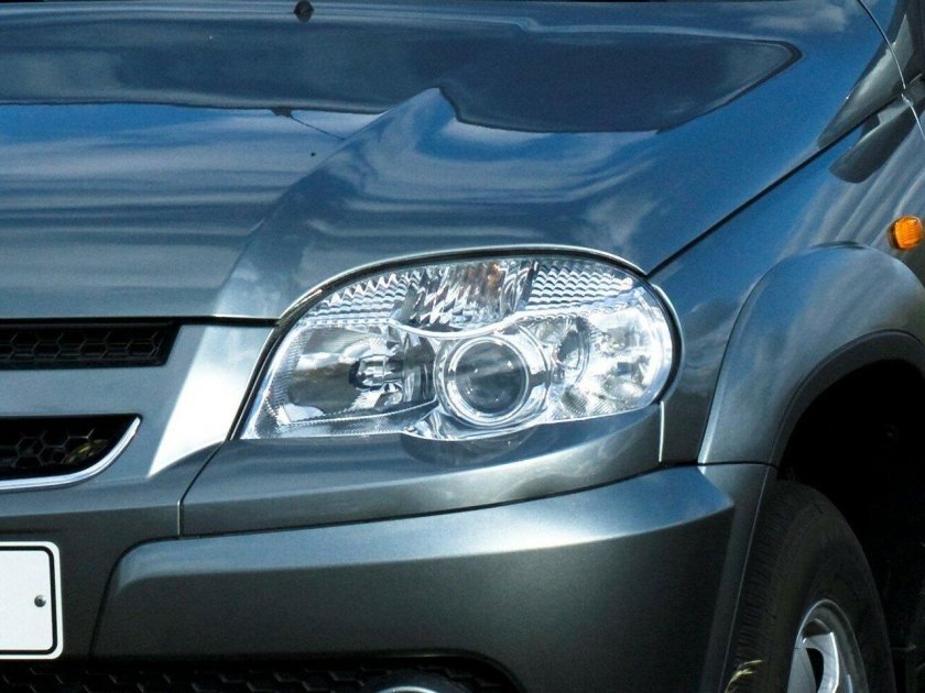 Защита фар Нива