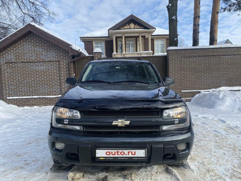 Шевроле трейлблейзер 2006 полностью черный