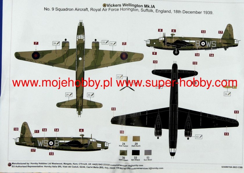 Виккерс Веллингтон бомбардировщик